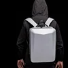 Men's Fashion Large Capacity Backpack Travel Lightweight Breathable PC Hard Shell Backpack Business Waterproof Computer Bag 2