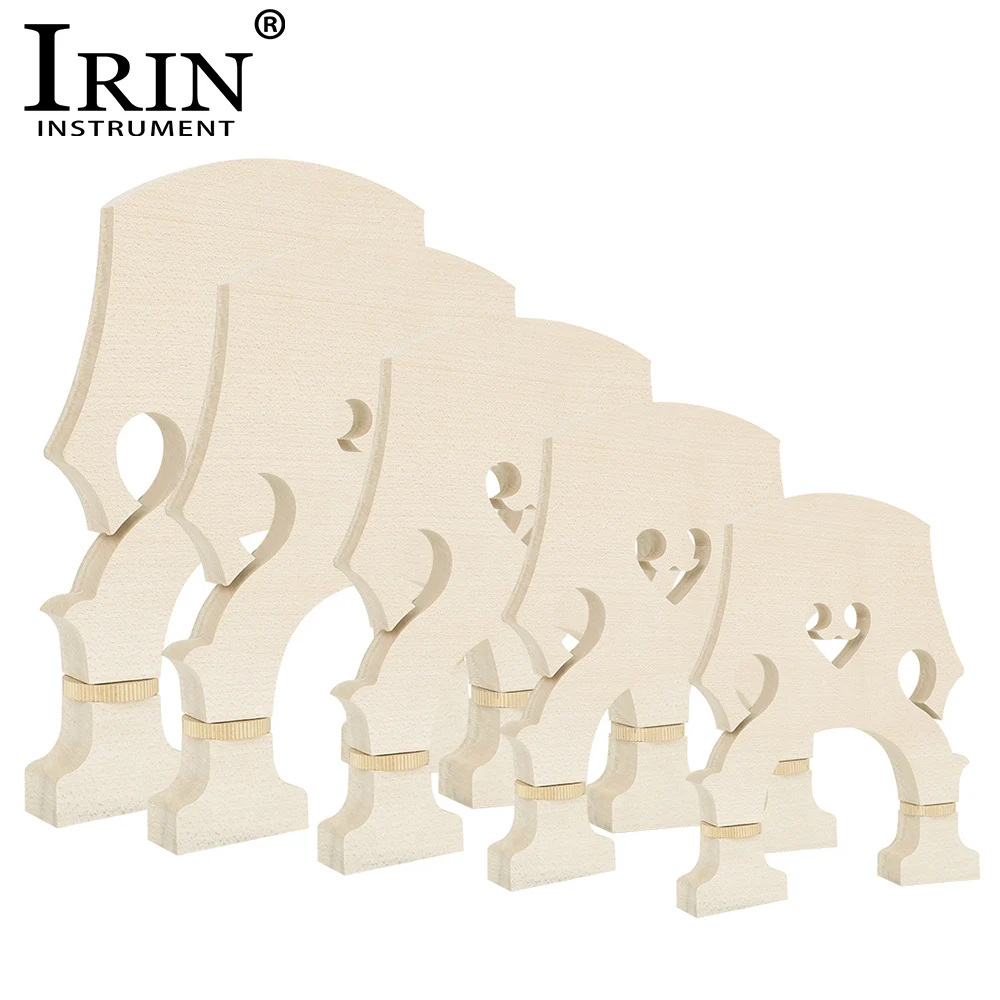 4/4 3/4 1/2 1/4 1/8 Maple Double Bass Bridge Adjustable Height Bass Bridge Upright Double Cello Parts & Accessories