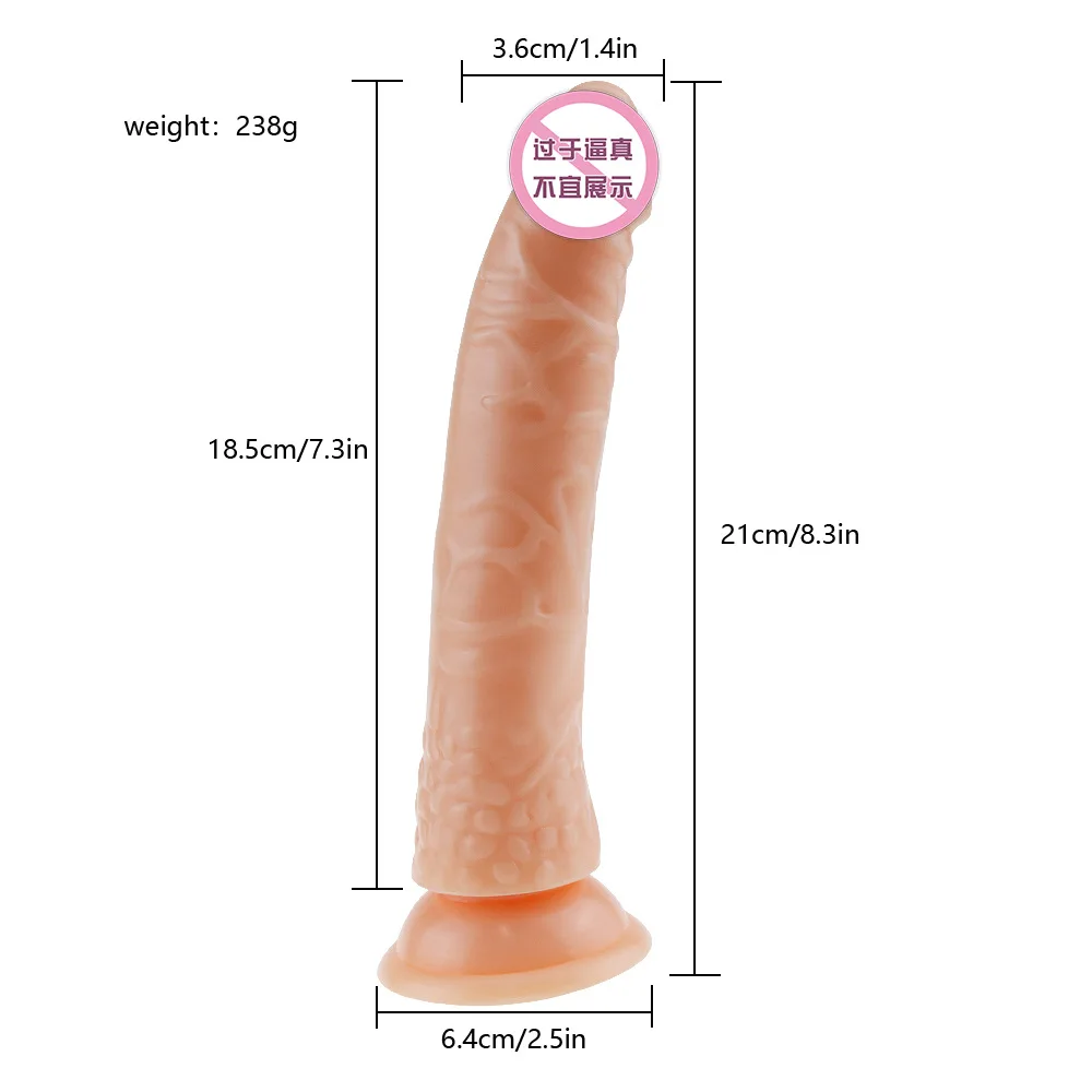 Sex Toys Erotic Realistic Dildo Big Jelly Penis With Strong Suction Cup Female Masturbation Massager G-spot Clits Stimulation Sex Toys