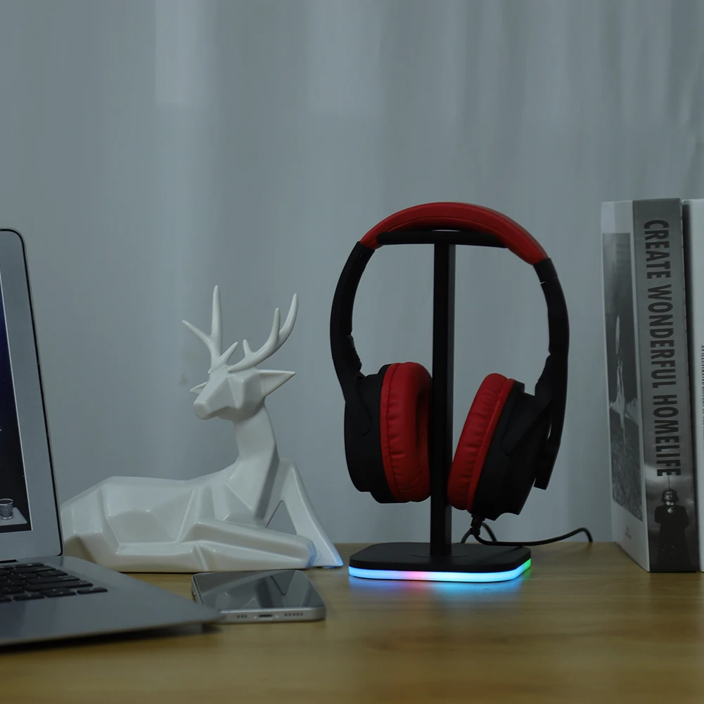 Support de casque de gaming universel en alliage d'aluminium, Design  détachable, support pour écouteurs rvb, présentoir de bureau pour  ordinateur PUBG - AliExpress