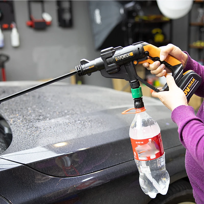 Lithium Battery Washer Gun Coke Bottle High Pressure Washer Gun Hose Quick Connection Pressure Cleaning Accessories car wash water gun,pressure washer gun,electric water gun,water gun,high pressure water gun,cleaning gun,high pressure washer accessories,water gun accessories