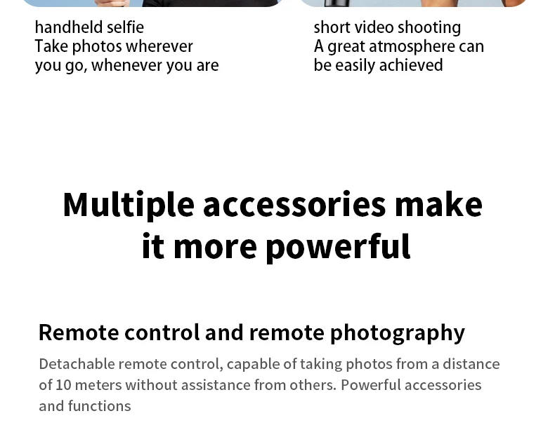 Ai Phone Tripod With Auto-rotation And Remote Control For Vlogging_voghion.com