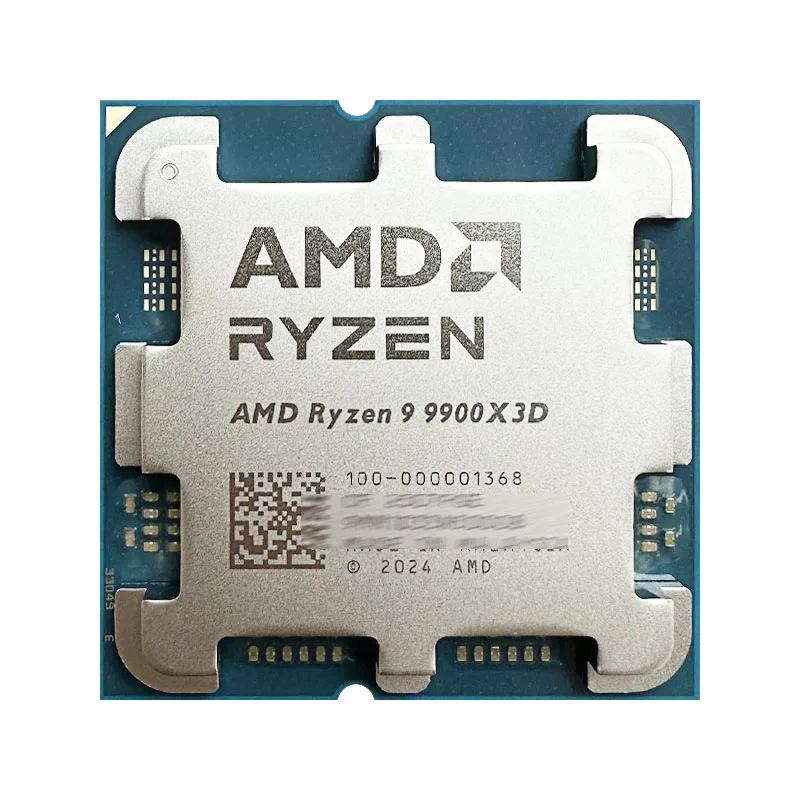 Ryzen 9 9900X3D AMD CPU Processor 5.5GHz 12-Core 24-Thread 140MB Game Cache 4NM TDP 120W Socket AM5 Gaming Zen 5