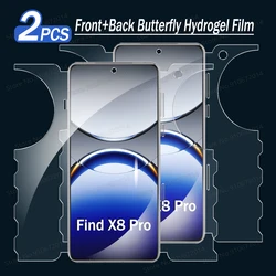 Premium Full - Coverage Screen Protector - 2 Pack Hydrogel Film for Enhanced Display Protection (Find X5)