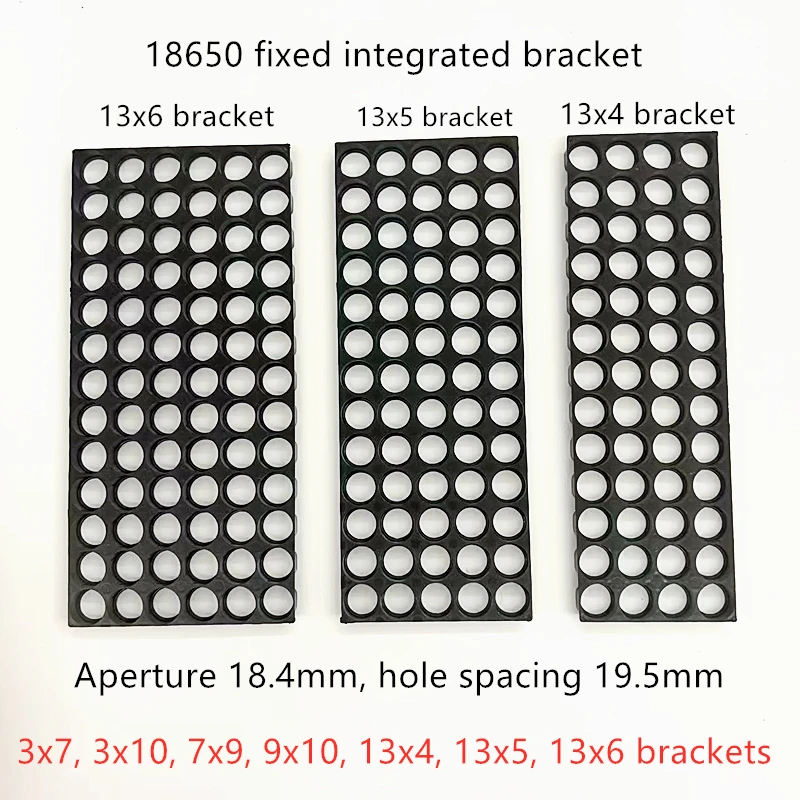 

18650 Manual Electric Car Solar Toys And Other Battery Pack Overall Fixed Bracket Aperture is 19.5mm