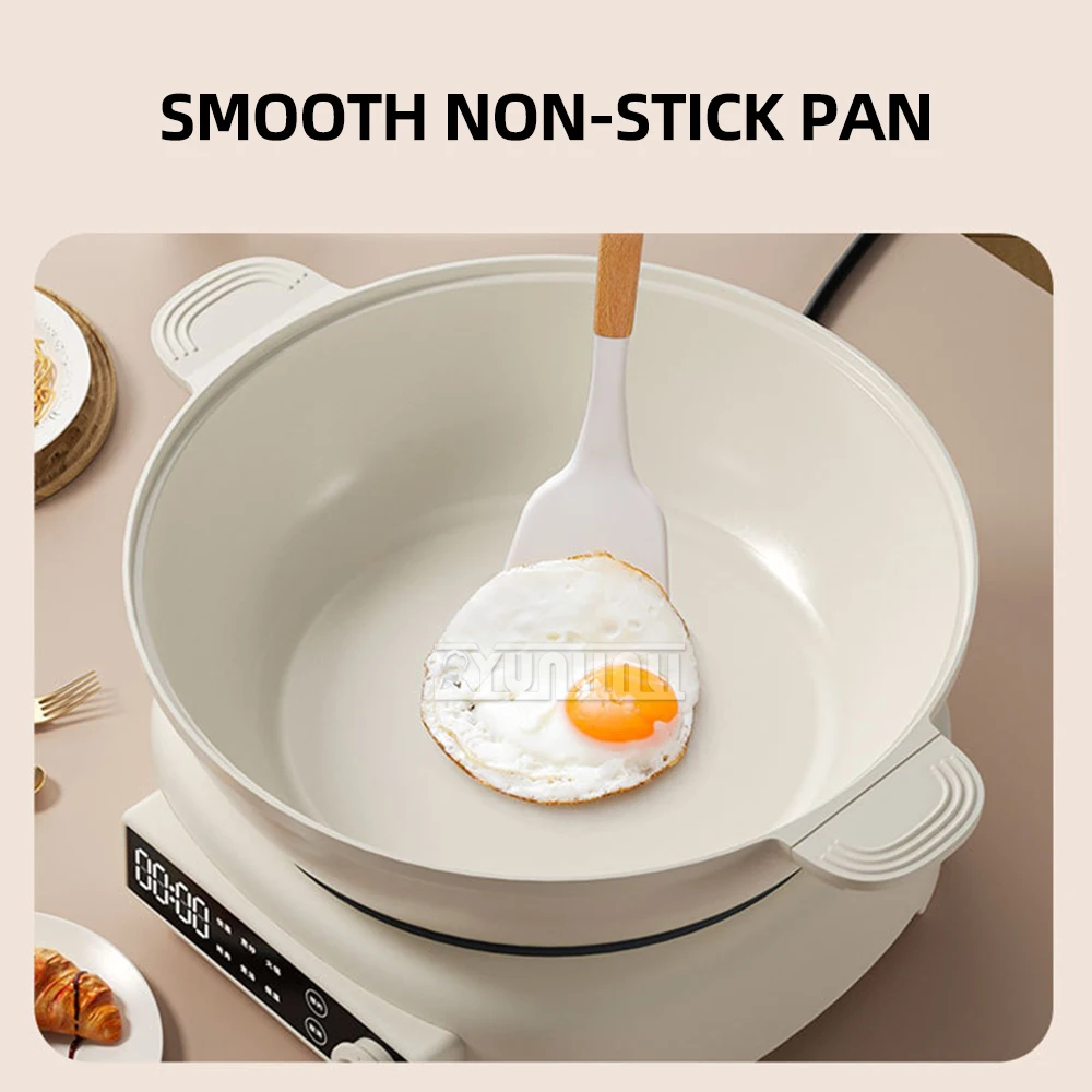 5L Multifunctional Steam Cooker Kitchen Cooking Pot Electric Hot Pot Steamer Frying Pan Cozinha Panelas