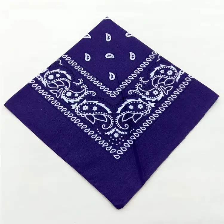 1-3Pcs Fashion Hip Hop Cotton Bandana Square Scarf 54cm*54cm Black Red Paisley Headband Printed For Women/Men/Boys/Girls - Image 10
