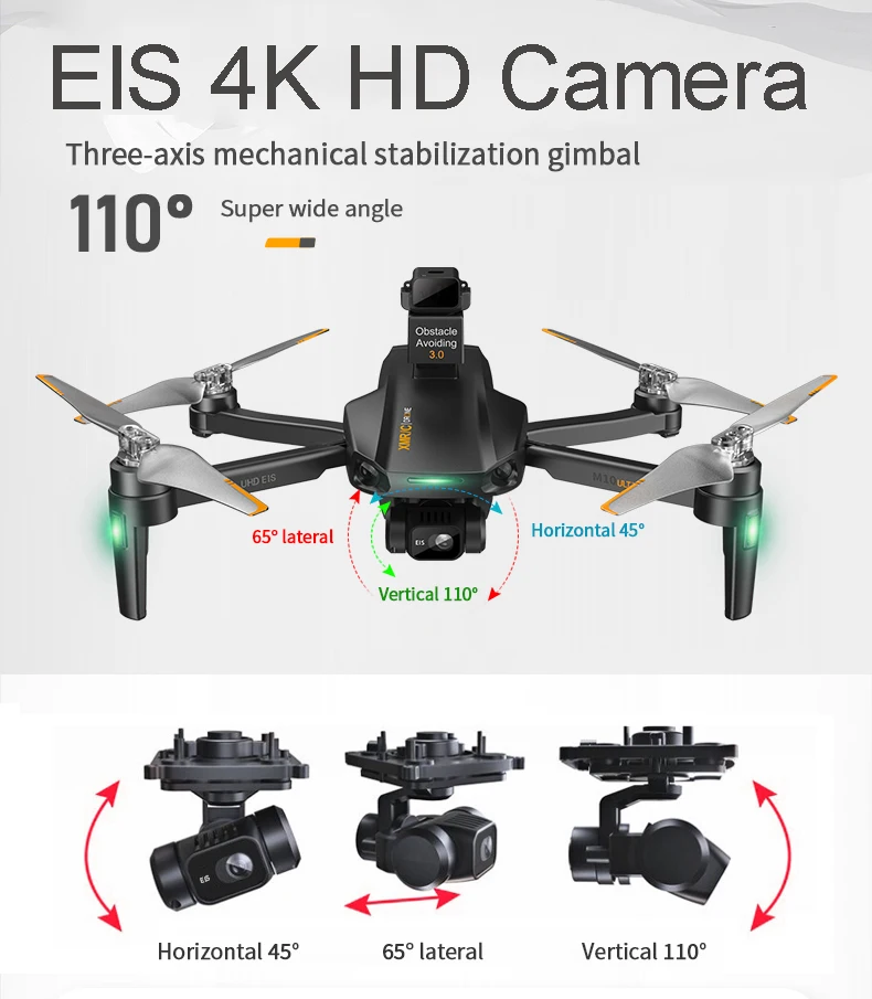 remote control quadcopter with camera XMRC M10 Ultra GPS Drone dron 4K Profesional  Dron FPV 3km long rang professional quadcopter 4K Camera VS l900 pro/KF101/kf102 quadrone 4ch remote control