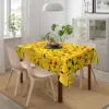 Custom Rectangular Pikachus Anime Cartoon Video Games Tablecloth Fit 40"-44" Elastic Edge Table Cloth Table Covers 4