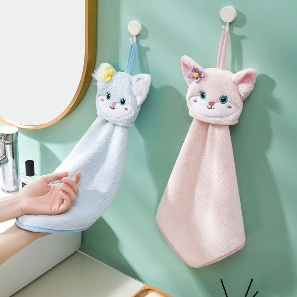 Hanging Kitchen Towel Cartoon, Cute Kitchen Bathroom Towel