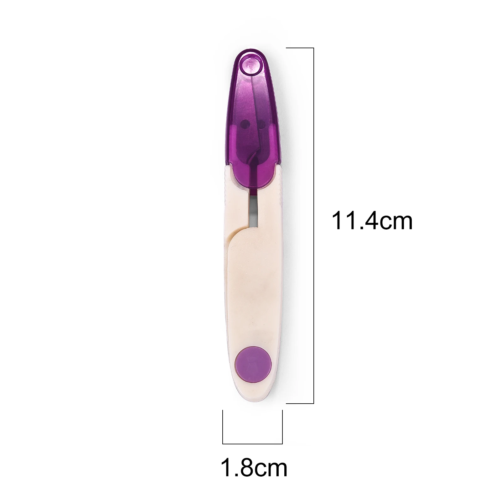 Sewing Scissors Craft Scissors U Shape With Plastic Cover Safety Multipurpose Thread Yarn Cutting