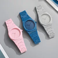 Top mode hommes luxe calendrier montre femmes affaires montres à Quartz décontractées sport montre en plastique étudiants montres Reloj Hombre 3