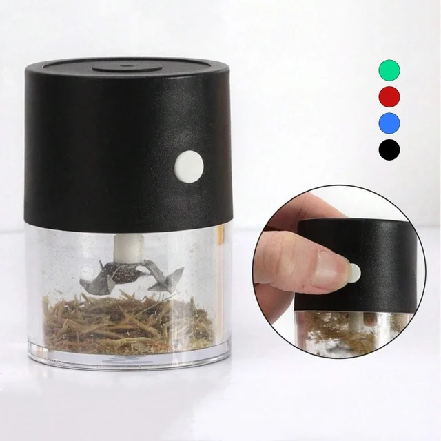 2inch Electric Herb Grinder Salt Mill Spice Pepper Crusher Mortar Tobacco Grinder Cigarette Smoking Tool Kitchen Accessories