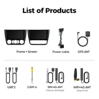 Autoradio AINAVI pour BMW Série 1 E81 E82 E87 E88 AT MT Lecteur multimédia Android Auto Carplay sans fil Bluetooth DSP 2 Din Écran Carplay pour voiture Radio automobile Carplay pour voiture 9 pouces 2