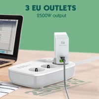 LDNIO Smart Power Strip KR EU Outlet Socket Adapter Tuya Smart Life APP Remote Control Wifi Smart Plug with USB Charge - Image 5