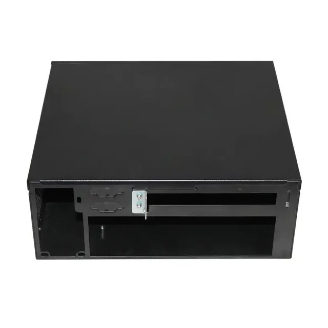 Серверный мини-шасси, совместимая с материнской платой ITX FLEX 1U, источник питания, серебряная панель, промышленное управление, небольшой мини-компьютер 2