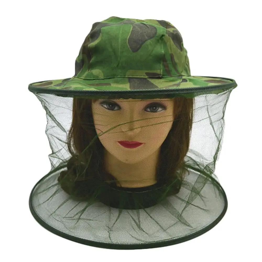 Mesh Face Protector Cap Net Insect Bee Mosquito Resistance Sun Fish Hat