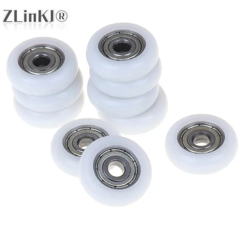 5/10pcs Sliding Shower Roller Wheel Plastic Door Replacement Roller Wheel Runner 21.5mm*6mm shower room accessories