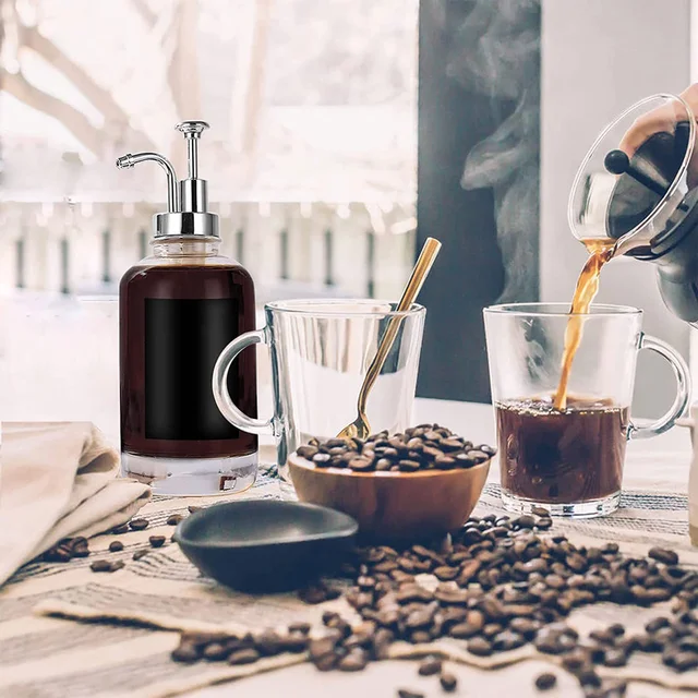 Distributeur de Pompe à Sirop de Café, Convient Aux Bouteilles de