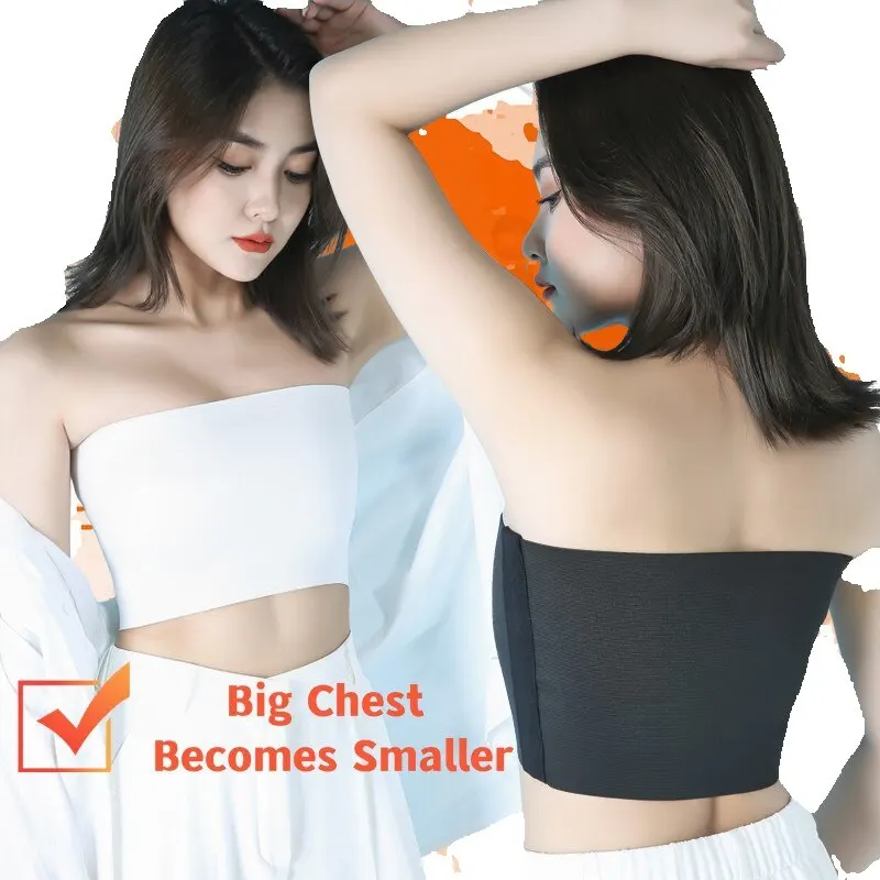 Full Bandage Lesbian Chest Breast Binder Pullover Tube Chest Binder Super Flat Supporter Lesbian Cosplay breast binder