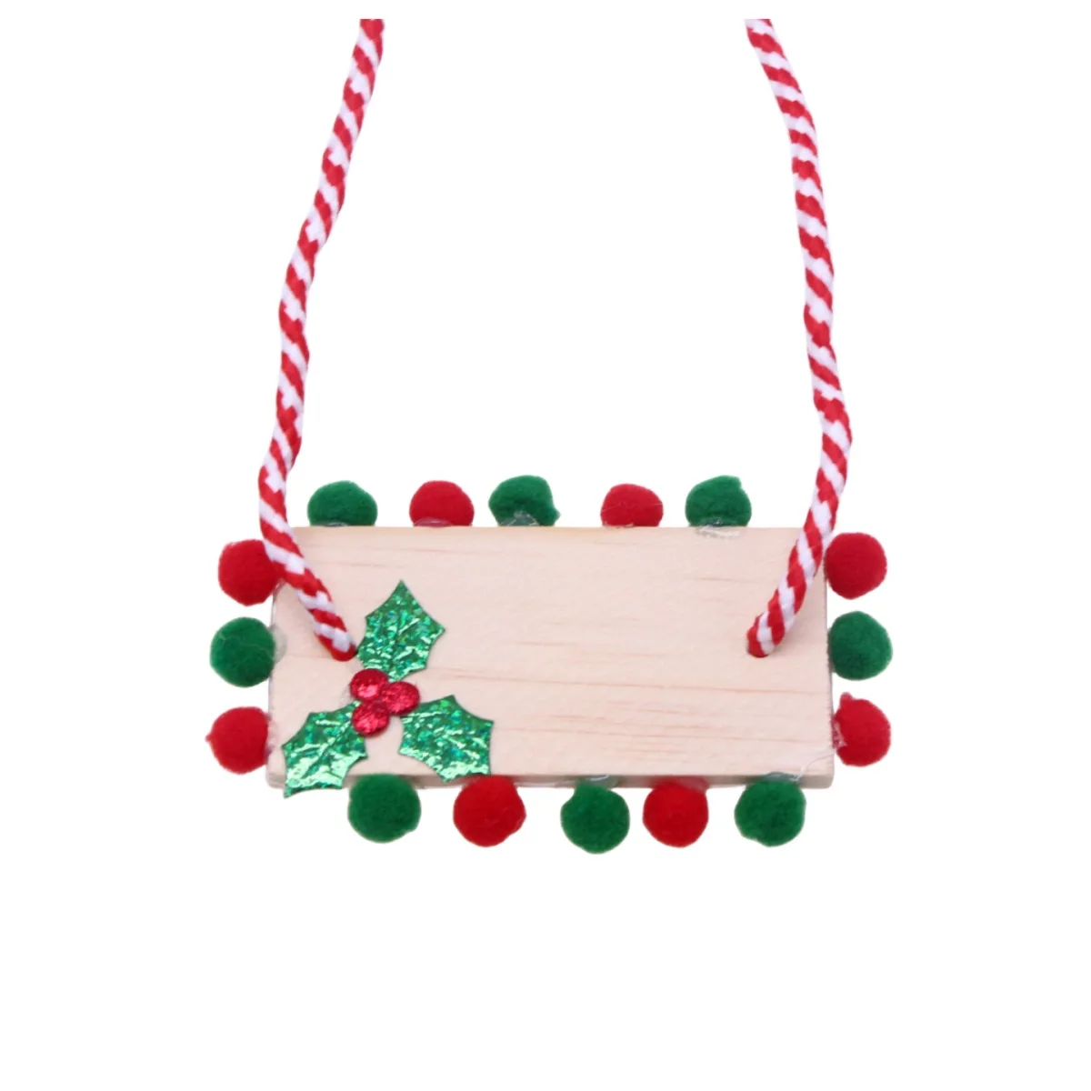 Miniature Wooden Swing Christmas Bookshelf Elf Accessory Scene Decor Pendant