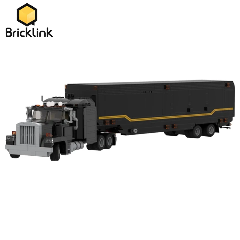 Bricklink Movie Knight Rider Technical Truck Knight Industries F.L.A.G. Unità Mobile Rimorchio Per Auto Set Building Blocks Giocattoli Regalo