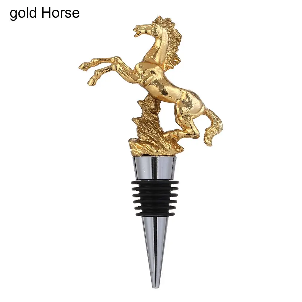 Elegant Deer Head Wine Stopper - Leak Proof Bottle Sealer and Wine Accessory