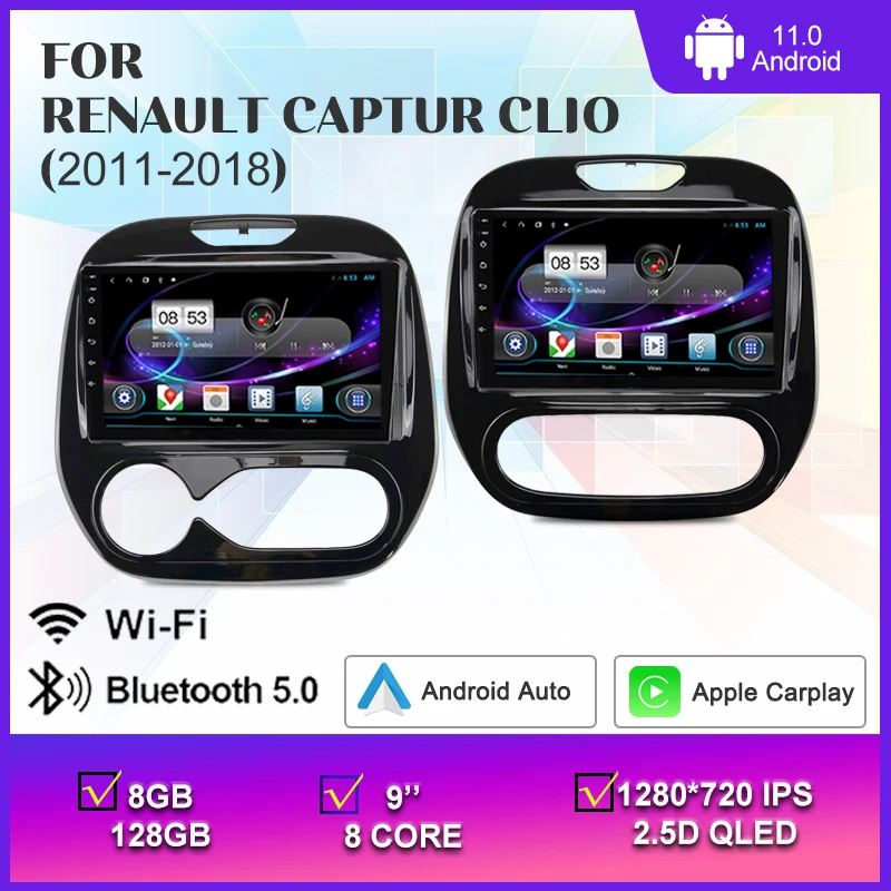 

MAMSM Android 11 DSP Car Radio Multimidia Video Player Navigation GPS For Renault Captur Clio 2011-2018 2din Head Unit Carplay