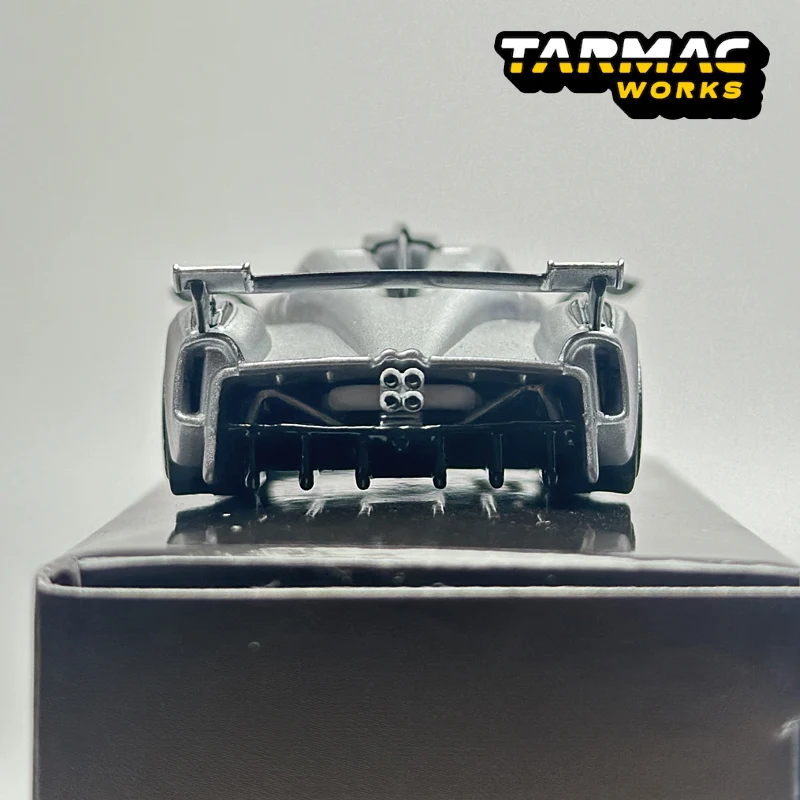 TW 1:64 Tarmac Works Pagani Huayra R 새틴 실버 체이스 합금 자동차 모델