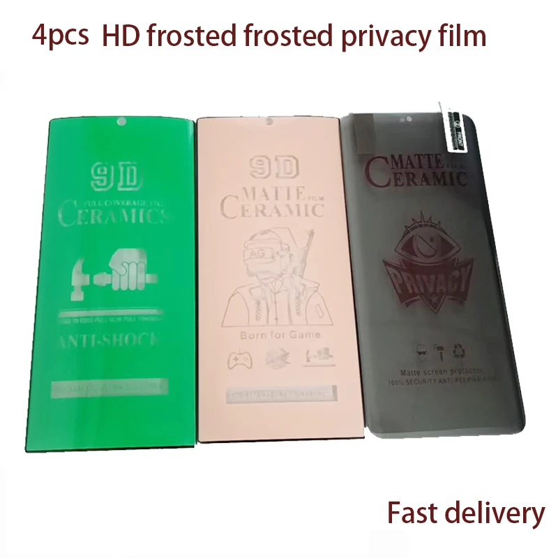 4pcs for Samsung Galaxy S23 S22 S24 ultra matte ceramic film for Samsung S21 S21ultra s21plus screen protectors