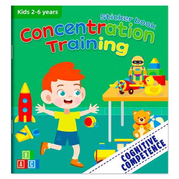 Children's Reusable Cartoon Sticker Book: Fun and Educational Gift