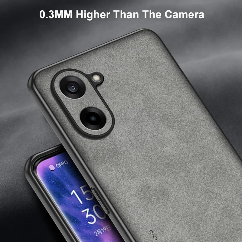 Luxury PU Leather Phone Case with Full Protection and Racing Back Cover Design