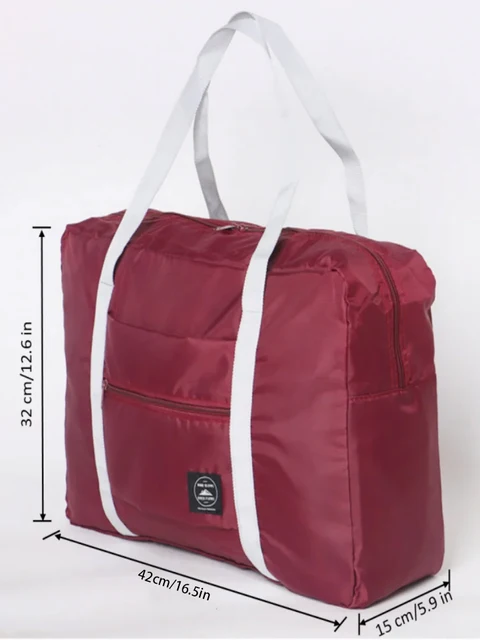 Bolsa de viaje plegable portátil, bolsa de gimnasio deportiva de gran capacidad, bolsa de lona ligera para equipaje de mano, bolsa de viaje para entrenador 6