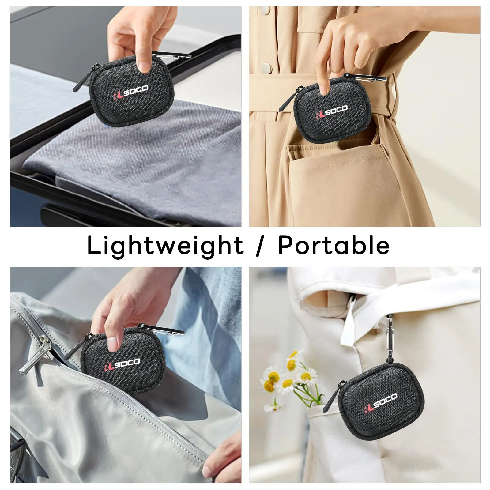 Durable Hard Case for Wireless Earbuds - Portable Storage Carrying Bag