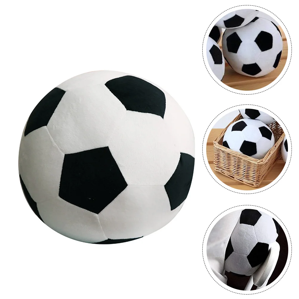 

Basketball Stuffed Plaything Football Plush Toys Creative Football Shaped Plush Toy Cartoon Football Plaything Stuffed Toy Gift