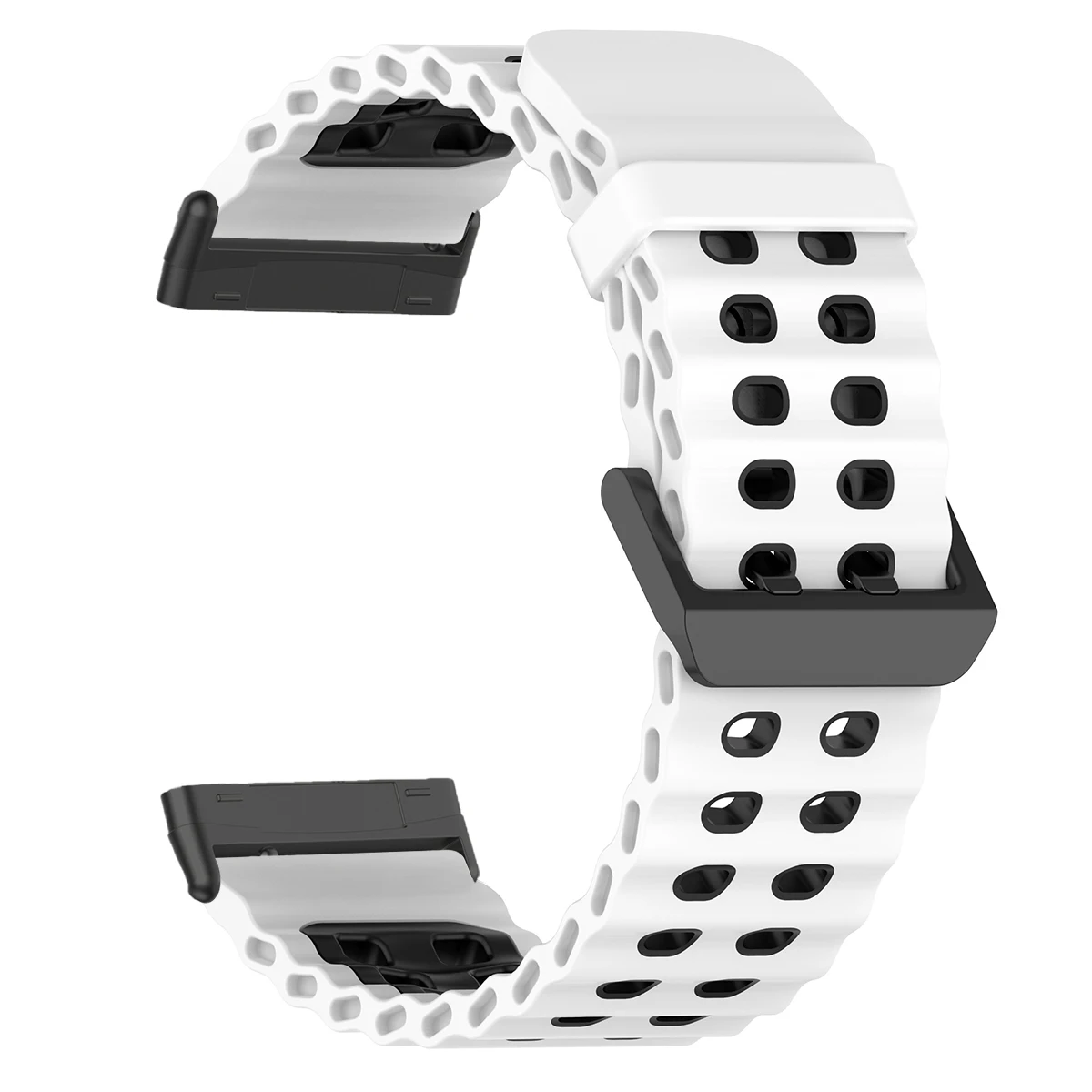 Marine Two-Tone Silicone Ocean Band - Breathable Sport Bracelet
