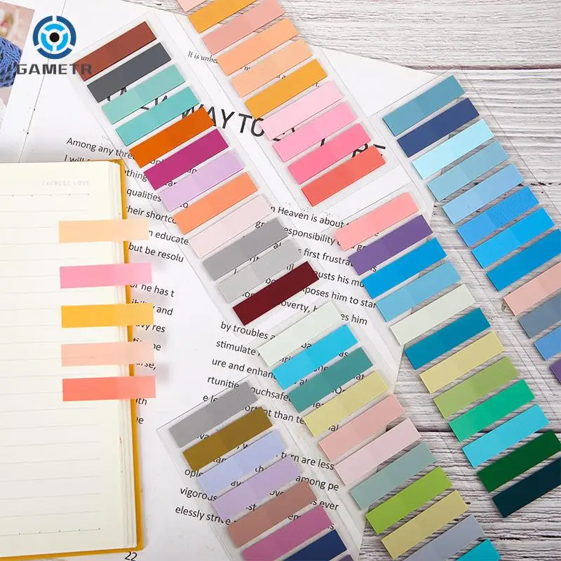 Transparent Sticky Notes and Bookmarks - Self-Adhesive Clear Tabs for Annotation and Reading