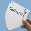 20 Cards Dry Erase Handwritten Blank Cards Message Note Labels White Waterproof Paper Card Word Card Rewritable for Kid Adult 5
