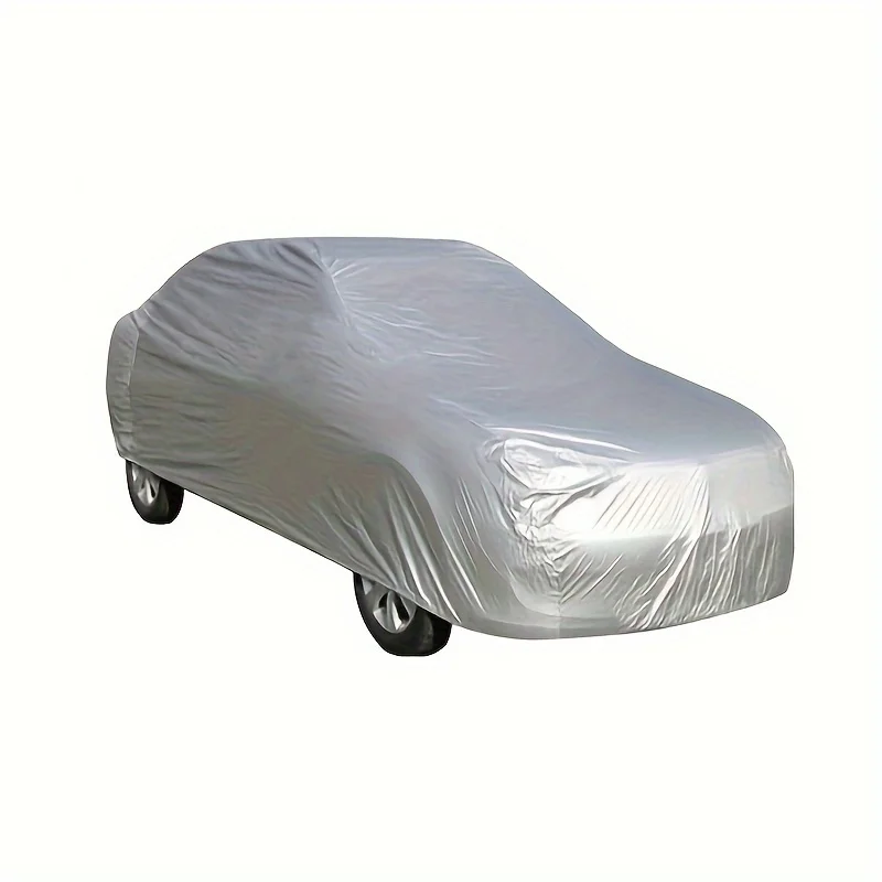 All-Season Universal Silver Car Body Cover, Enhanced Protection