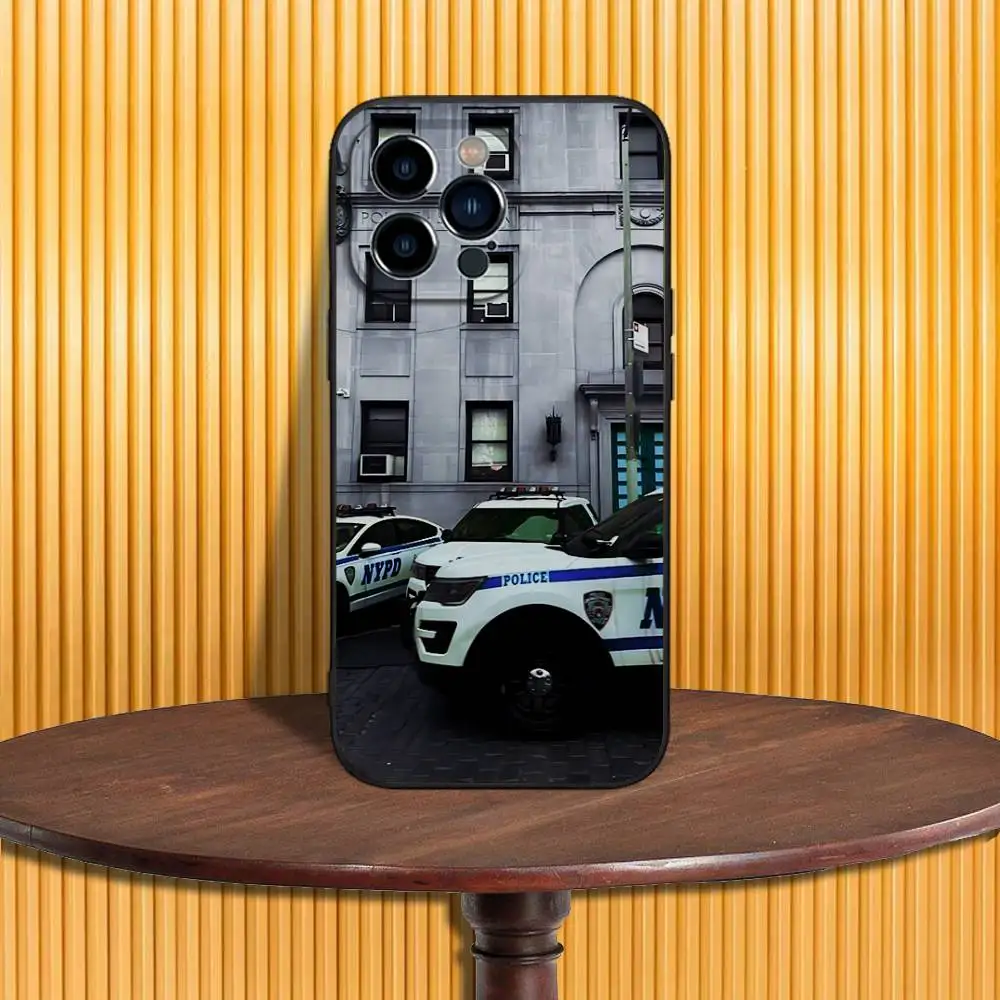 New York City Police Department Soft Black Phone Case
