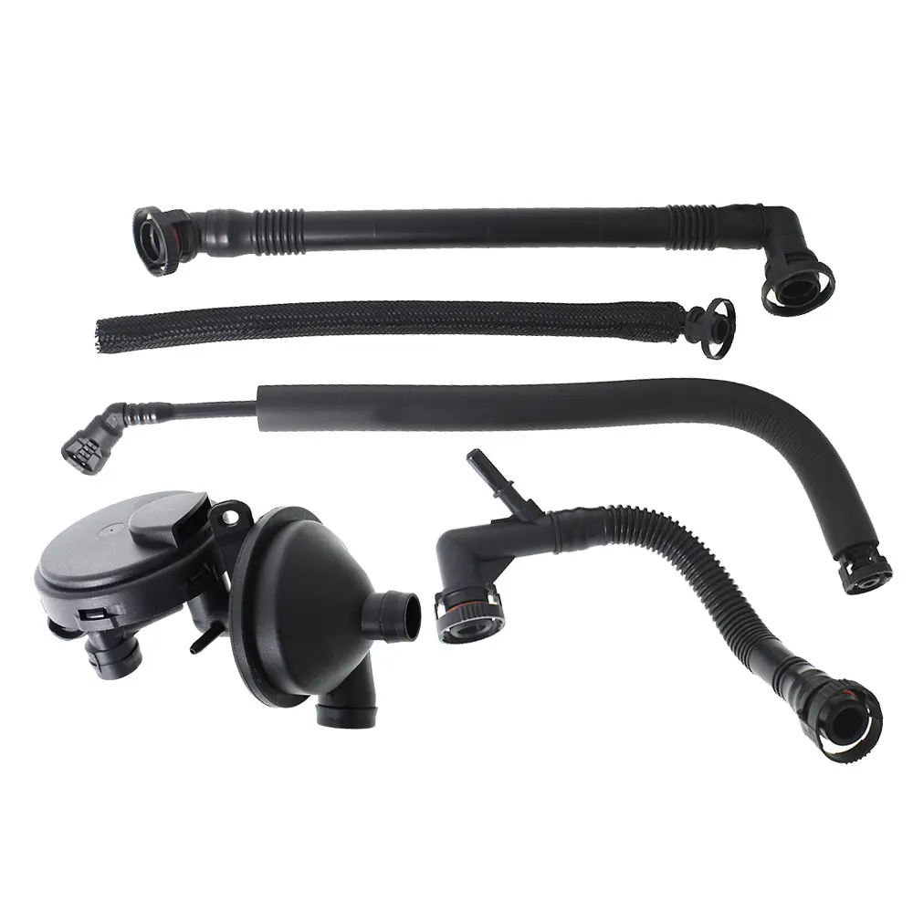 BB224268 for BMW E46 E39 E85 PCV Crankcase Vent Valve & Breather Oil Separator Hose Kit