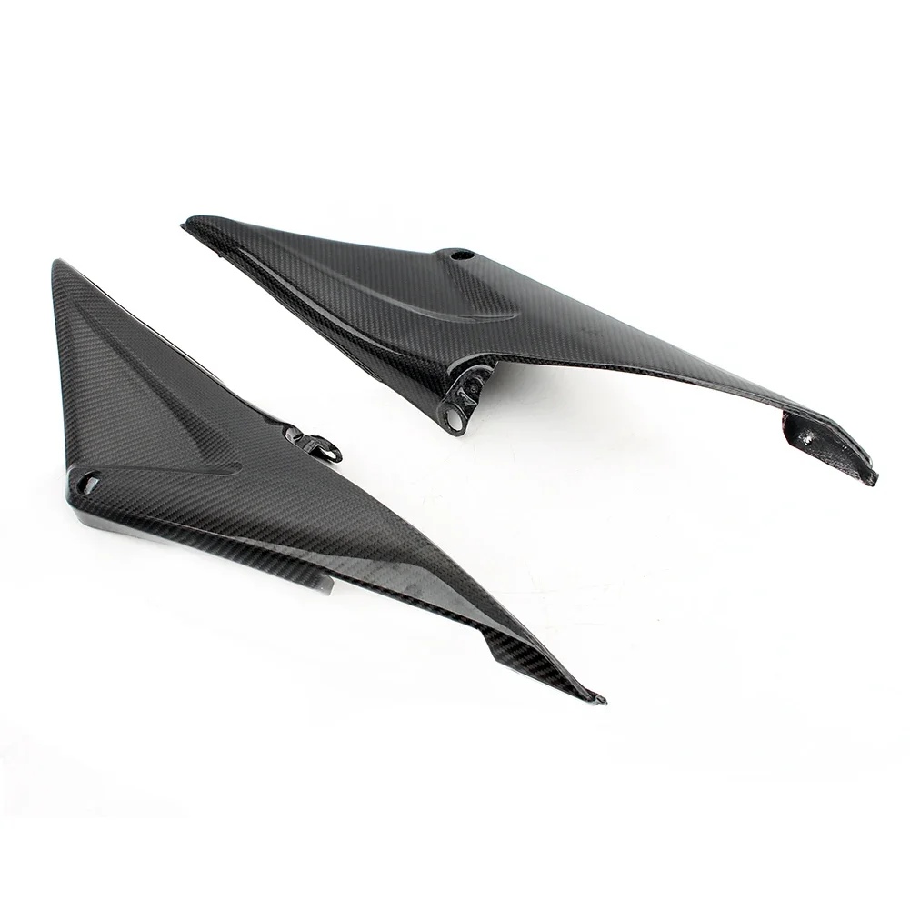Carbon Fiber Gas Tank Side Fairing Panel Cowl For Honda CBR600RR F5 05-06 2005 2006
