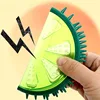 Pet Squeaky Chew Toy Dog Teeth Cleaning Toy Watermelon Pineapple Lemon Fruit Shape Puppy Bite Resistant Toy Pet Supplies 4