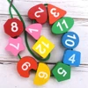 Montessori Cartoon Animal Educational Wooden тетрис Classic Toy Beaded Geometry Digital Clock Puzzles Gadgets Matching Children 4