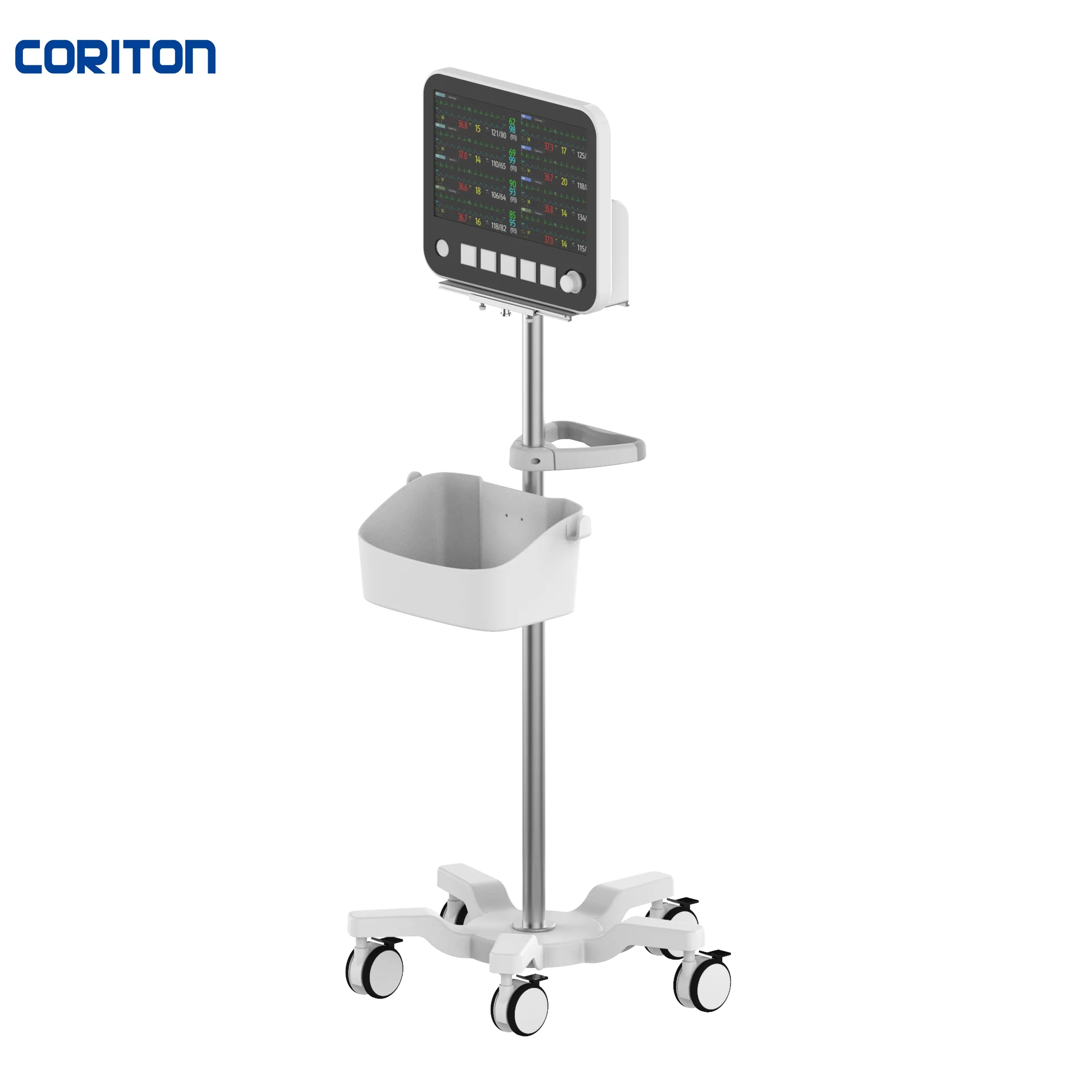 Zoll Aed Plus Roll Stand Staffa Ospedaliera Edan Biolight Carrello Medico Ospedaliero Economico Roll Stand