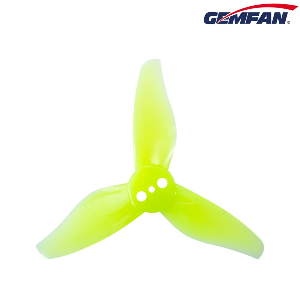 GEMFAN 2 paia di eliche Hurricane 3630 da 1,5 mm T-Mount 3 pale