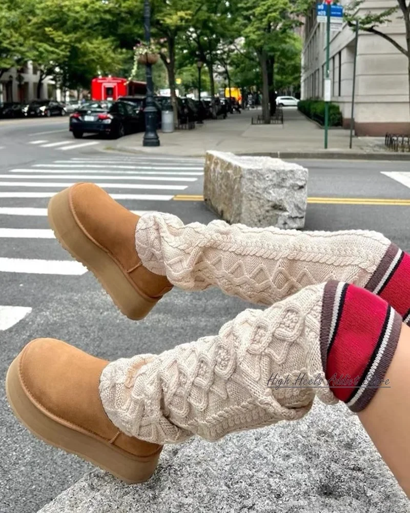 Sock Boots Ugg Over The Knee Twisted Cable Boots Women's UGG Over