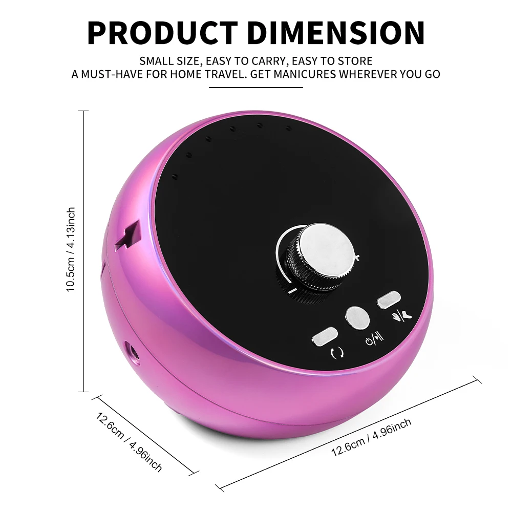 Professional Manicure Drill Machine 45000RPM Electric Nail Drill Machine White Pink Purple Nail Sander Gel Cuticle Remove 3