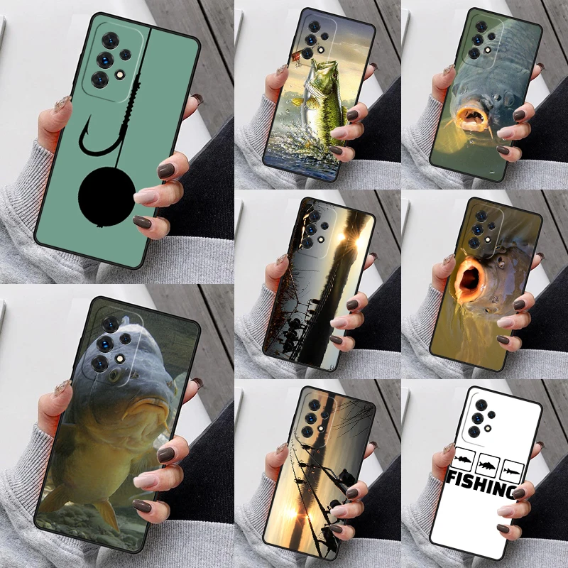 Custodie Per Telefoni Da Pesca Alla Carpa Di Base Funda Per Samsung Galaxy A13 A53 A73 A12 A22 A32 A52 A51 A71 A80 A91 Coque