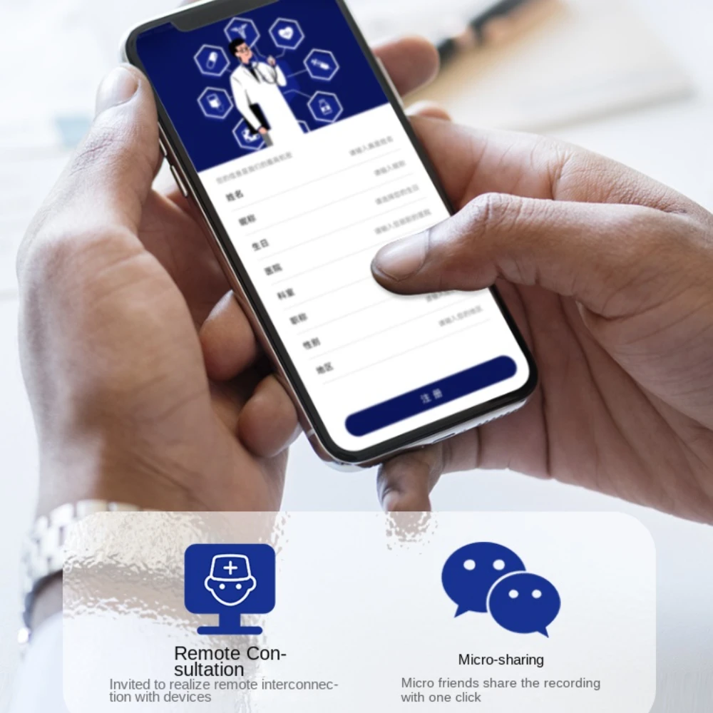 Telemedicine Capable Hospital Multi Function Electronic Stethoscope Digital Bluetooth Stethoscope